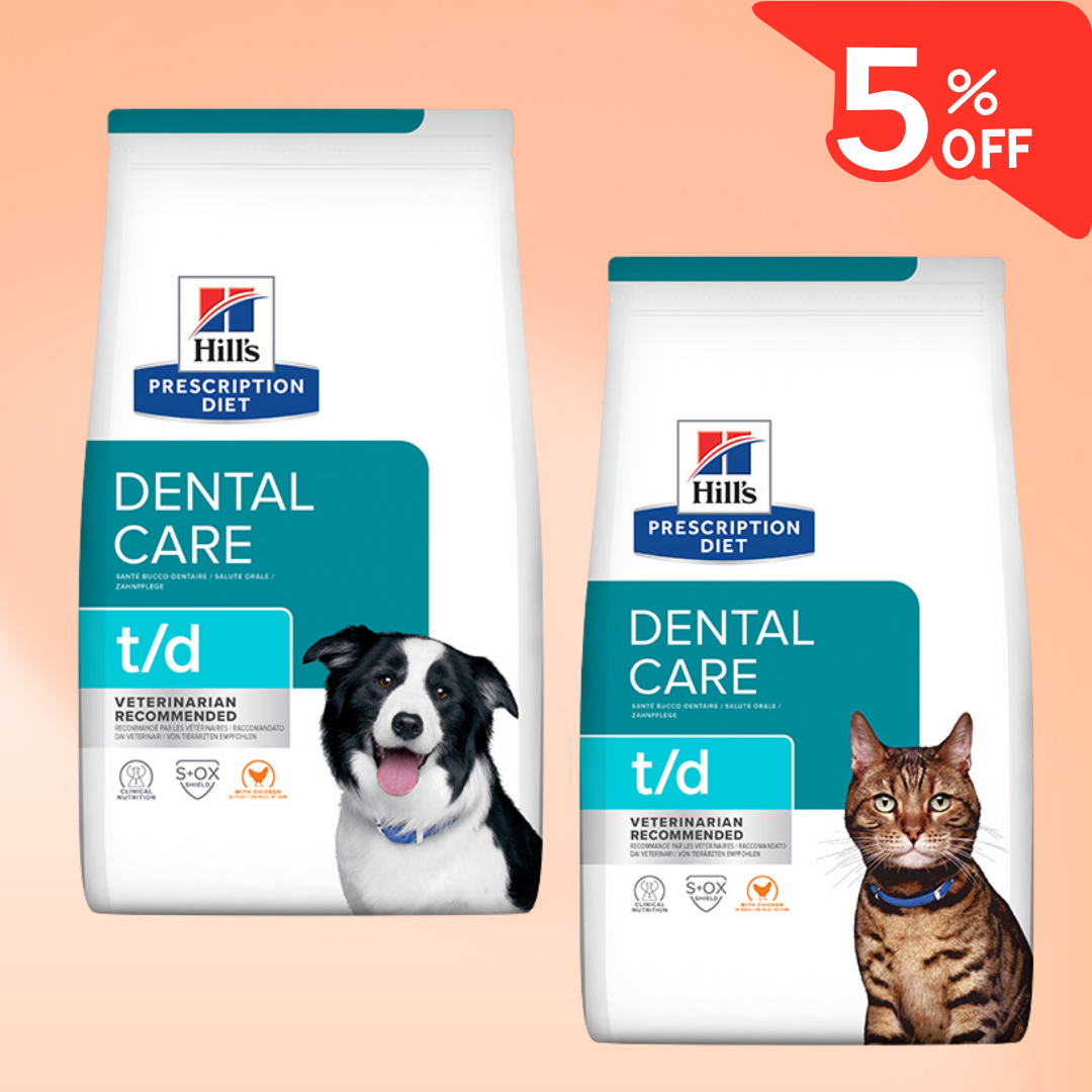 MARCH: 5% DISCOUNT ON HILL'S PRESCRIPTION DIET DENTAL CARE FOOD