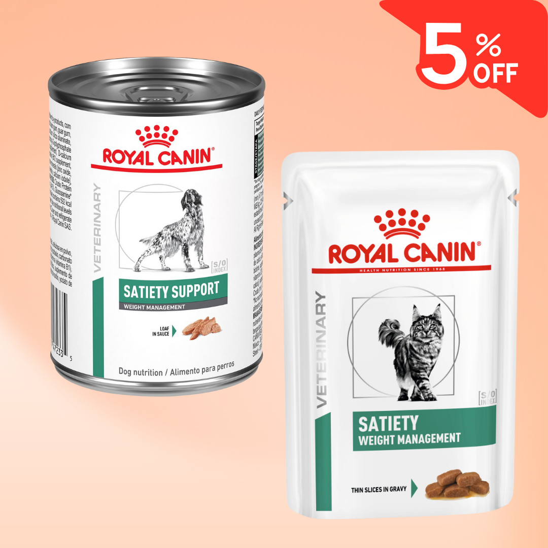 5% DISCOUNT ON ROYAL CANIN WET FOOD SATIETY WEIGHT MANAGEMENT