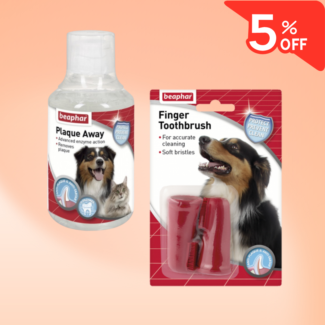 MARCH: 5% DISCOUNT ON MOUTHWASH & FINGER TOOTHBRUSH