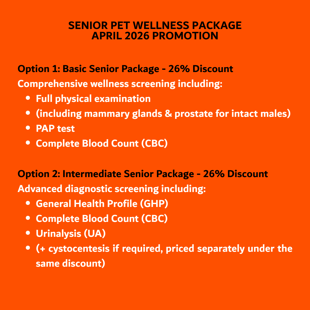 Senior Pet Wellness Package