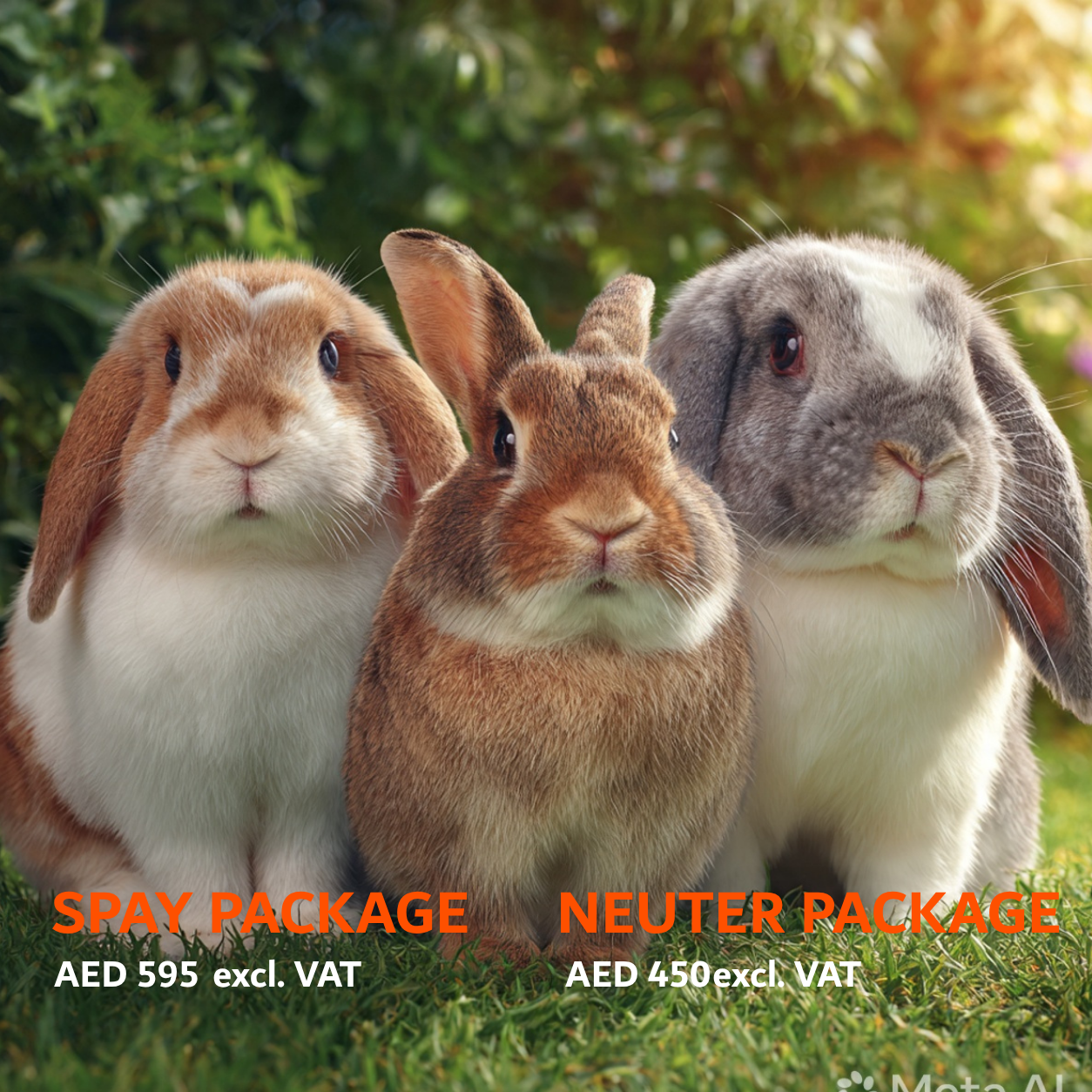 ABVC Rabbit Spay & Neuter Package